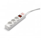 Priza/prelungitor SALICRU SPS SAFE 3, 1.5m, 3x Schuko, Alb