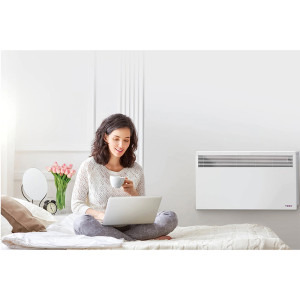 Tesy Convector de perete LivEco Cloud, 2000W, control prin internet, aplicatie myTesy, functie AIRSAFE, CN 051 200 EI CLOUD AS W
