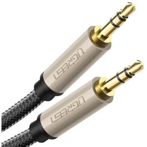 Ugreen AV125, Jack 3.5 mm Male - Jack 3.5 mm Male, 2m, negru-gri