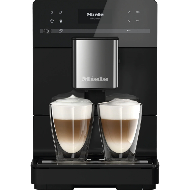 Espressor de cafea Miele automat CM 5310 Silence Black, 15 bar, 1.3 L, OneTouch for Two, AromaticSystem, Negru, 1500W