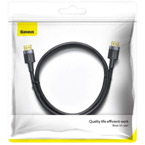 Baseus Cafule, HDMI Male - HDMI Male, v2.0, 1m, negru
