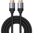 Cablu video Baseus Enjoyment, HDMI Male - HDMI Male, v2.0, 3m, negru-gri