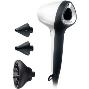 Uscator de par Remington Air3D D7779, 1800W, Alb/Negru