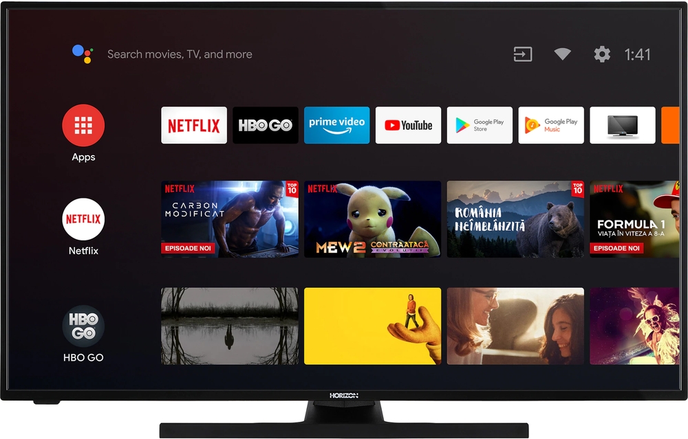 Televizor LED Horizon Smart TV Android 43HL7390F/B Seria HL7390F/B 108cm negru Full HD