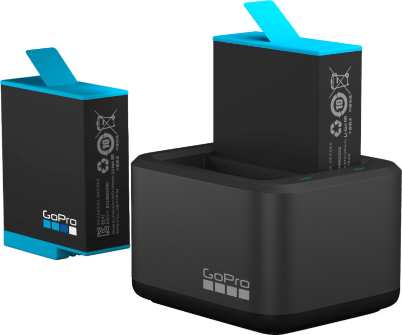 Accesoriu Camere video GoPro Incarcator Dublu + Baterie GoPro HERO9 Black