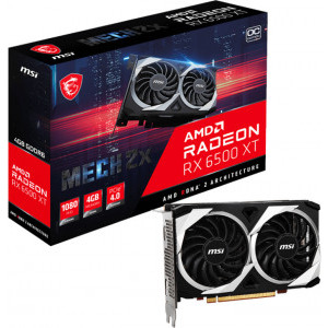 MSI Radeon RX 6500 XT MECH 2X OC 4GB GDDR6 64-bit