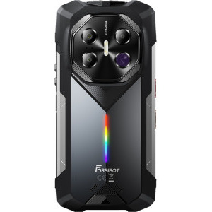 Fossibot Rugged F113, 256GB, 12GB RAM, Dual SIM, 5G, 4-Camere, Black, RGB Light, Camera Night Vision