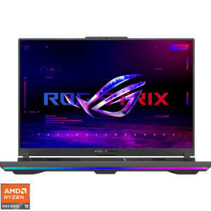 Laptop ASUS Gaming 16'' ROG Strix G16 G614PR, 2.5K 300Hz, Procesor AMD Ryzen™ 9 8940HX (64M Cache, up to 5.30 GHz), 16GB DDR5, 1TB SSD, GeForce RTX 5070 Ti 12GB, No OS, Eclipse Gray