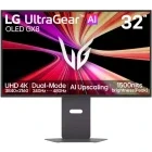 Monitor LED LG Gaming UltraGear Evo GX8 32GX870B-B 31.5 inch UHD / FHD OLED 0.03 ms Dual mode 240 Hz / 480 Hz HDR FreeSync Premium Pro & G-Sync Compatible