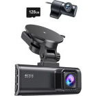 Camera video auto Redtiger F7NP 4K Wi-Fi + 1080p camera video pentru bord, microSD 128GB inclus