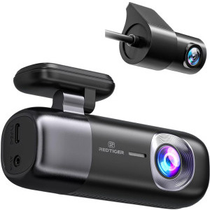 Redtiger F9 4K Wi-Fi + 1080p camera video pentru bord