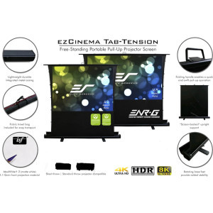 EliteScreens ezCinema Plus Tab-Tension MaxWhite® 2 FT80XWH 16:9 177.1 x 99.6 cm
