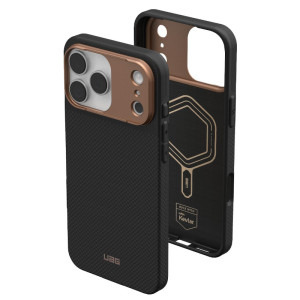 UAG Capac Protectie Spate Fibr Armr Magsafe Kevlar Graphite/Bronze pentru iPhone 17 Pro Max / 18 Pro Max