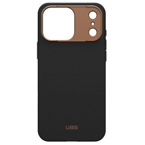 UAG Capac Protectie Spate Fibr Armr Magsafe Kevlar Graphite/Bronze pentru iPhone 17 Pro Max / 18 Pro Max