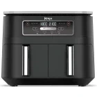 Ninja Friteuza cu aer cald Foodi DualZone AF200EU, 2400W, 2x 3.8L, Negru