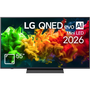 LG Smart TV QNED MiniLED 55QNED8EB3B Seria QNED8E evo AI 139cm 4K UHD HDR