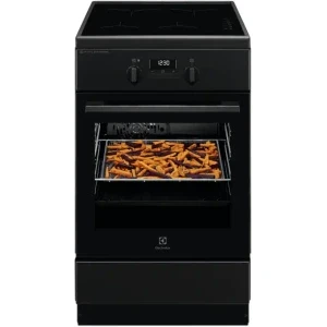 Electrolux LKI564267K, Electric, Inductie, 4 zone de gatit, SteamBake, Autocuratare catalitica, Timer, Grill, AirFry, Clasa A, 50 cm, Negru