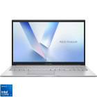 Laptop ASUS 15.6'' Vivobook 15 X1504MA, FHD, Procesor Intel® Core™ 3 304 (6M Cache, up to 4.30 GHz), 8GB DDR5, 256GB SSD, Intel Graphics, No OS, Cool Silver