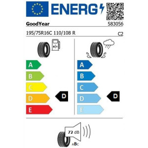 Goodyear UG Cargo195/75R16C 110/108R