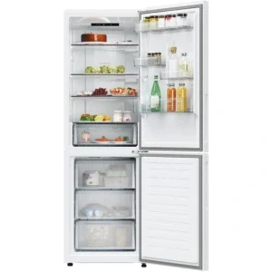 Candy ECN2CQTEW186, 355 L, Clasa E, No Frost, Circle Fresh, Fresh 0°C Area, hOn, Control electronic, 185 cm, Alb