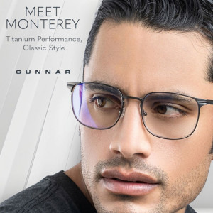 Gunnar Monterey Clear Gunmetal
