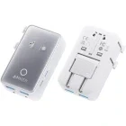 Anker Nano Travel A9215H21, 2x USB-C, 2x USB, Quick Charge 20 W, White