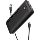 Baterie externa Anker PowerCore 335 A1288G11, 20000 mAh, 2x USB, 1x USB-C, 22.5 W, Black