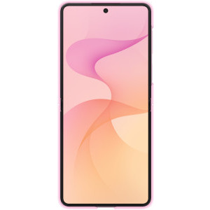 Samsung Protectie pentru spate Silicone Ring Magnet Pink pentru Galaxy Z Flip 8