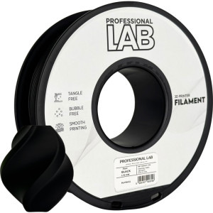 PROFESSIONAL LAB Filament PLA+, Black, 1 kg