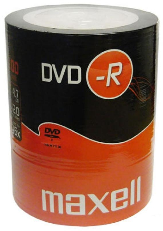 Mediu stocare Maxell DVD-R 4.7GB 16x shrink 100 buc