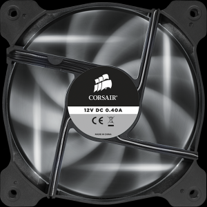 Corsair Air Series AF120 LED White Quiet Edition High Airflow 120mm Twin Pack