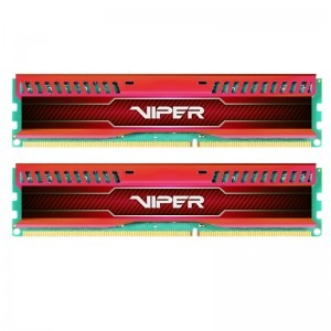 Patriot ViperX 3 Low Profile Red 16GB DDR3 1600MHz CL9 Dual Channel Kit