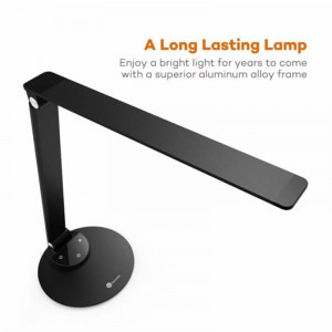 TaoTronics Lampa de birou cu LED TT-DL19 cu port incarcare USB, Black