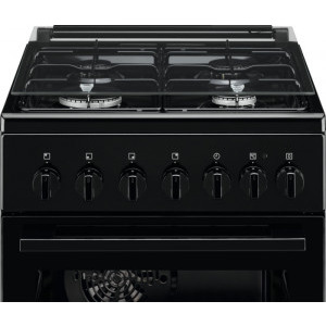 Electrolux LKK520002K, 4 arzatoare, Grill, Aprindere electrica, 50 cm, Negru