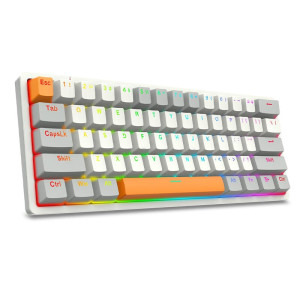 Redragon Akali Grey RGB Red Switch Mecanica