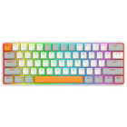 Tastatura Gaming Redragon Akali Grey RGB Red Switch Mecanica