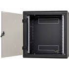 TRITON RBA-06-AS5-BAX-A6 6U, Wall mount, 500 mm, Glass door, Panouri laterale fixe, Negru