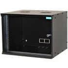 Spacer SPCW-4U-450-BK 4U, Wall mount, 450 mm, Glass door, Negru