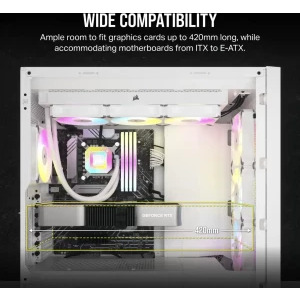 Corsair 5000D Core Airflow Tempered Glass White