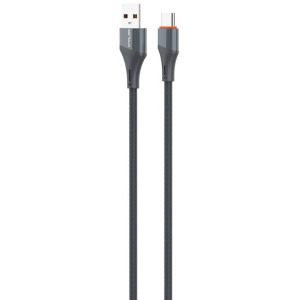 Cablu periferice Serioux USB tip A Male la USB-C Male, 1 m, Gri