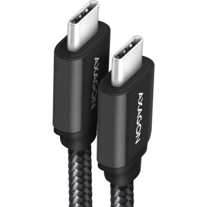 AXAGON USB 3.2 Tip C Male - USB 3.2 Tip C Male, 2m, negru