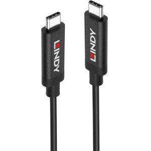 LINDY USB-C 3.2 Gen 2 Male la USB-C 3.2 Gen 2 Male, 3 m, PD 60 W, 3 A, Negru