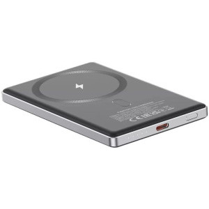 Canyon 5000 mAh, OnCharge 505 Slim, Incarcare wireless Magsafe, Power Delivery 20W, Dark Grey