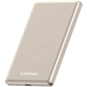 Canyon 5000 mAh, OnCharge 505 Slim, Incarcare wireless Magsafe, Power Delivery 20W, Beige
