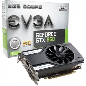 EVGA GeForce GTX 960 SC GAMING 4GB GDDR5 128-bit