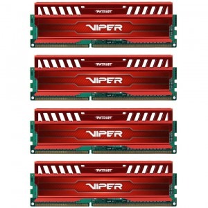 Patriot ViperX 3 Venom Red 32GB DDR3 2133MHz CL11 Quad Channel Kit 1.5v