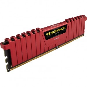 Corsair Vengeance LPX Red 16GB DDR4 2666MHz CL16 Quad Channel Kit