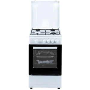 Aragaz Studio Casa VIVA50/50WHITE, Gaz, 4 arzatoare, Sistem de siguranta, Clasa A, 50 cm, Alb