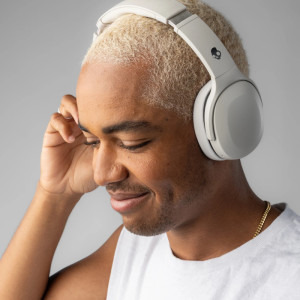 SkullCandy Over-Ear, Crusher 540 Active Wireless Concrete White
