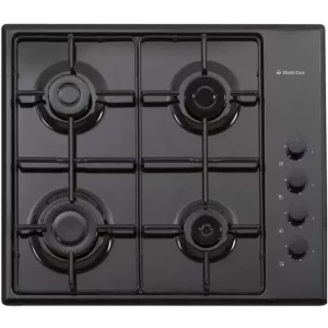 Plita incorporabila Studio Casa PG660ISEOBLK, Gaz, 4 arzatoare, Aprindere electrica integrata, Sistem de siguranta, 60 cm, Negru